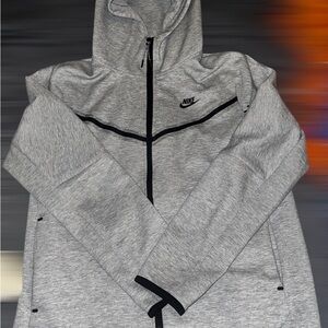 Grey NIKE TECH Hoodie